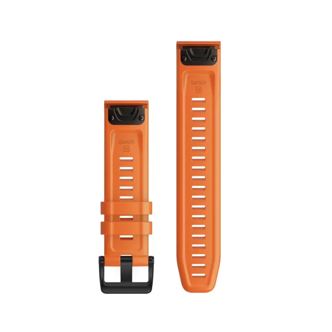 Garmin curea silicon QuickFit 22 - portocaliu ember