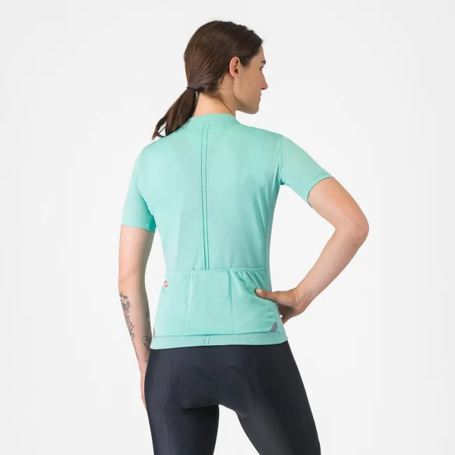 Castelli - tricou ciclism maneca scurta regular fit - Anima 4 W Jersey - 18-32 gr C - albastru deschis