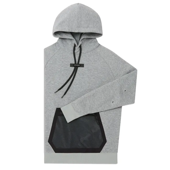 On Cloud - hanorac sport pentru barbati On new Hoodie - gri deschis negru