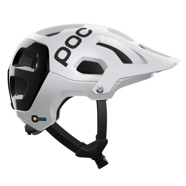 POC - casca MTB - Tectal Race Mips - Hydrogen White I Uranium Black