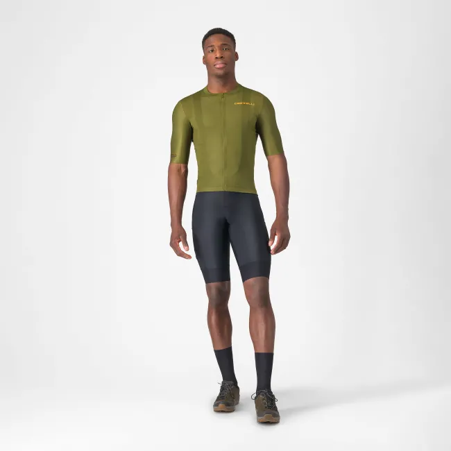 Castelli - tricou ciclism maneca scurta regular fit - Unlimited Entrata 3 Jersey - verde