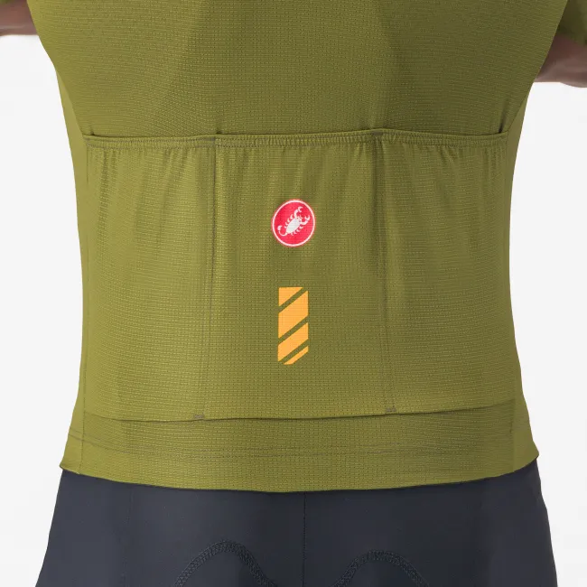 Castelli - tricou ciclism maneca scurta regular fit - Unlimited Entrata 3 Jersey - verde