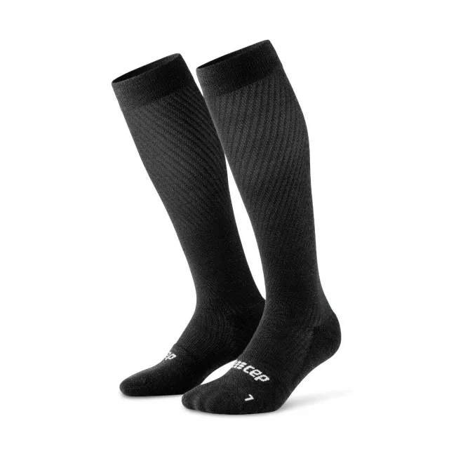CEP - sosete compresie inalte - flight socks tall - light grey