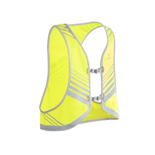 Apidura - vesta reflectorizanta ciclism Packable Visibility Vest, dimensiune L-XL - verde fluo gri