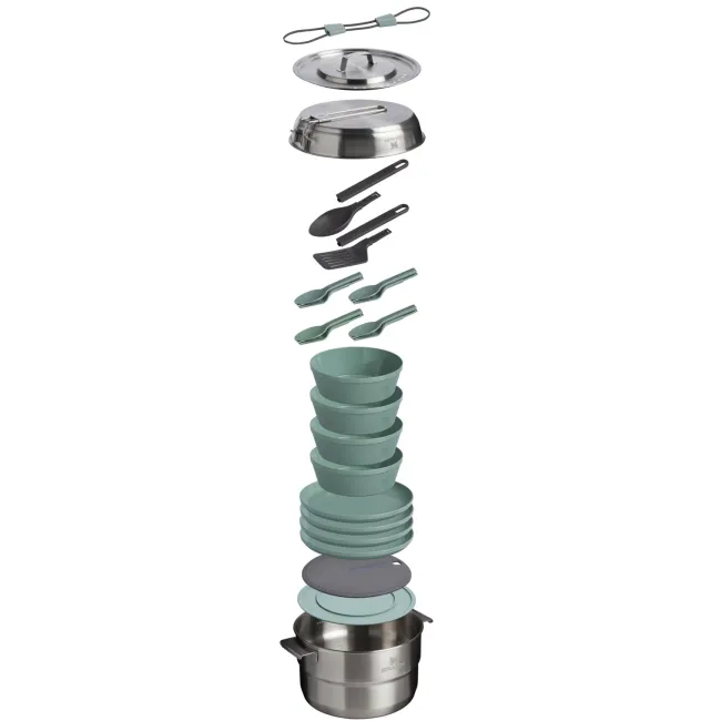 Stanley - set gatit - Wildfare Core Full Serve - Stainless Steel - 3.78 L