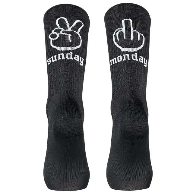 Northwave - sosete ciclism - Sunday Monday Sock - Black