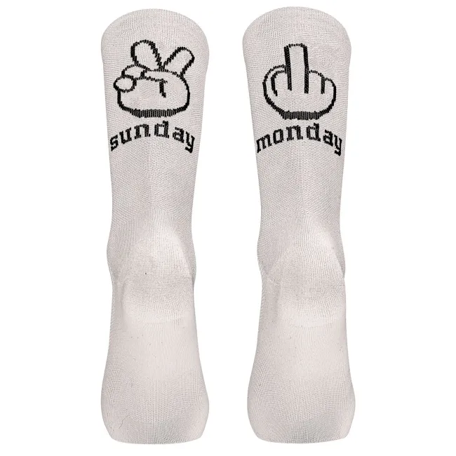 Northwave - sosete ciclism - Sunday Monday Sock - White