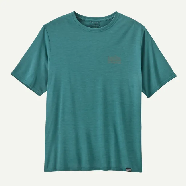 Patagonia - tricou - M Capilene Cool Daily Graphic - Albastru