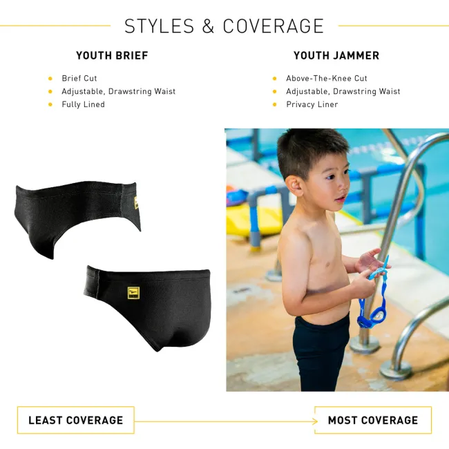 Finis - Jammer inot copii - negru solid