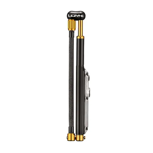 Lezyne - mini pompa - Hand Pump Shock Drive - 350 psi | 24.1 bar - black I gold - 14 cm
