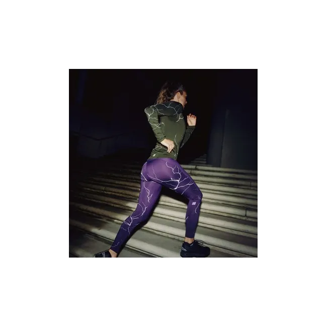 CEP - colanti - reflective tights - purple