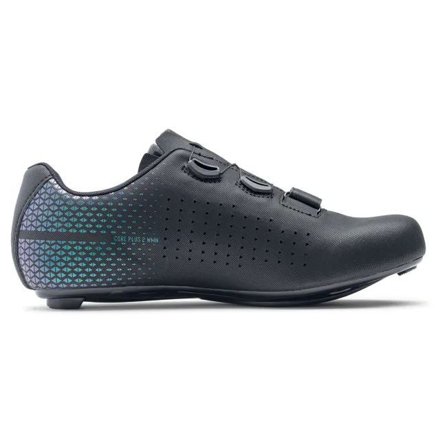 Northwave - pantofi ciclism sosea - Core Plus 2 WMN - Black | Iridescent