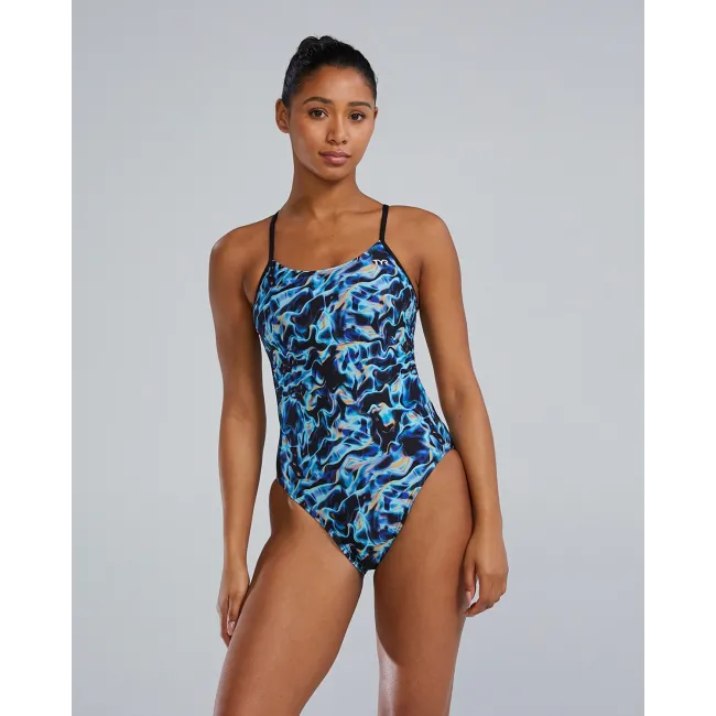 TYR - costum inot intreg pentru femei - ENERGIA Durafast Elite Cutoutfit W - albastru