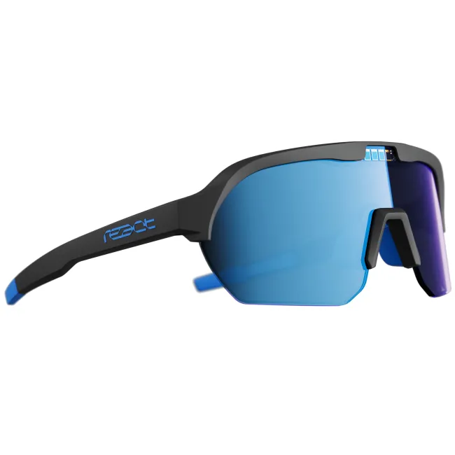 Ochelari de soare electro fotocromatici React Swiss OPTRAY SKY - lentila albastra si rama neagra