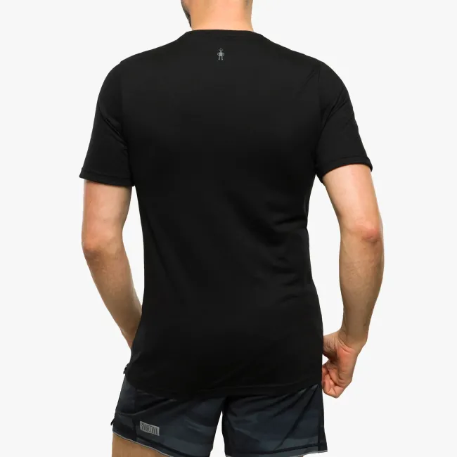 Smartwool - tricou sport unisex maneca scurta Mountain Horizon Graphic Short Sleeve Tee - negru