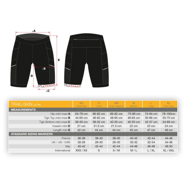 Instinct - Pantaloni scurti - Trail Skin Ultra Race