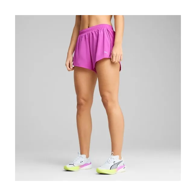 Puma - pantaloni scurti - Run Velocity 3" Short W - Wild Berry