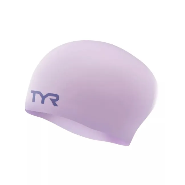 TYR - casca inot silicon par lung - Long Hair Silicon Cap - lavanda