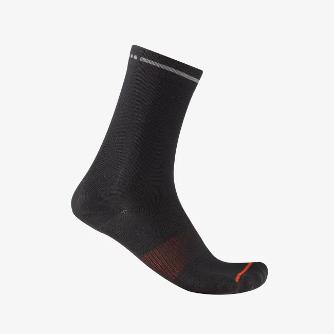 Castelli - sosete ciclism - Premio Evo 18 Sock - negru