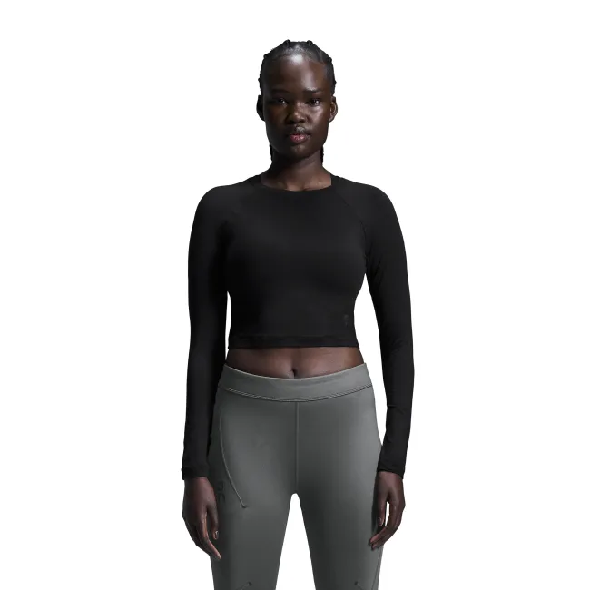 On - bluza - Studio Long-T Crop W - Black