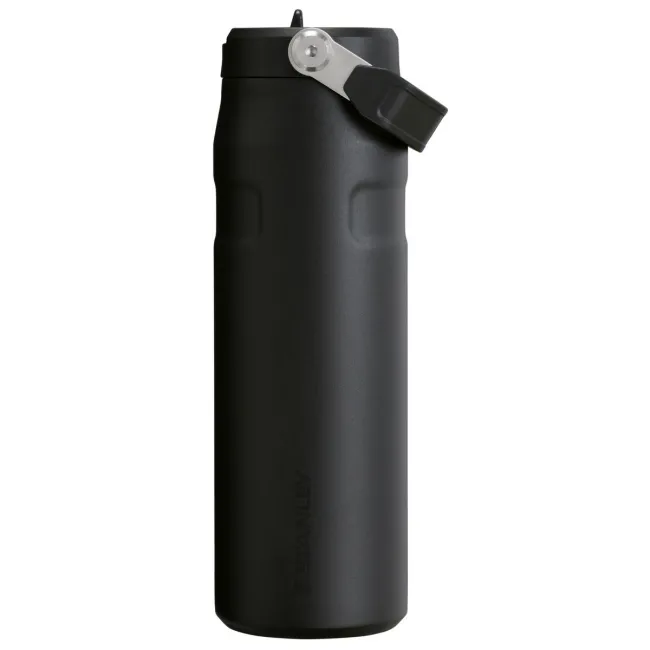 Stanley - termos tip sticla cu pai - Iceflow Flip Straw 2.0 - negru - 0.7 L