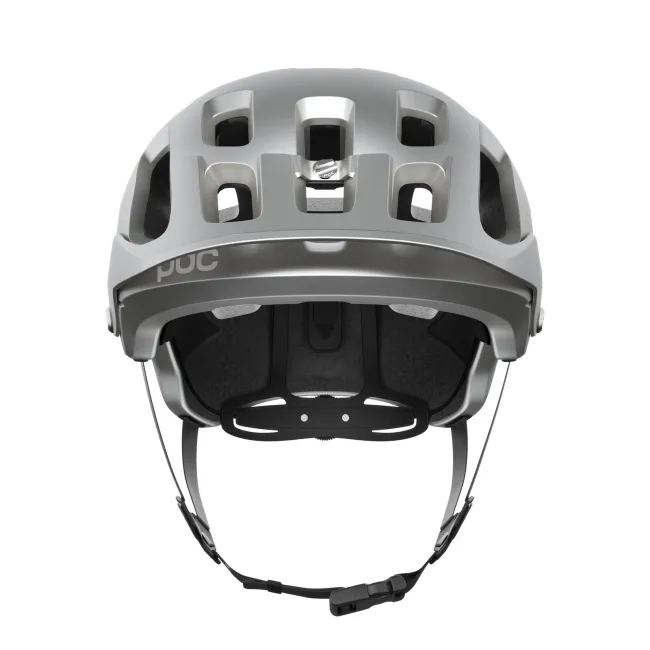 POC - casca MTB - Tectal Race Mips - Argentite Silver I Uranium Black Matt