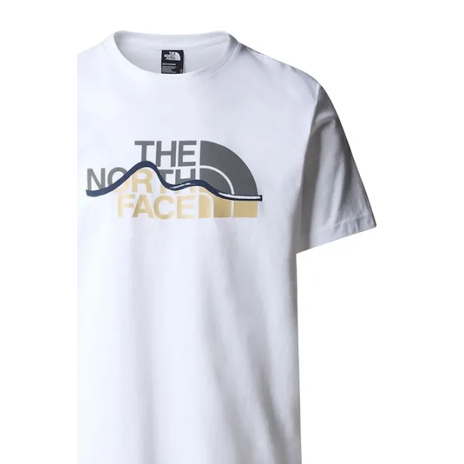 The North Face - tricou - M Mountain Line - Alb