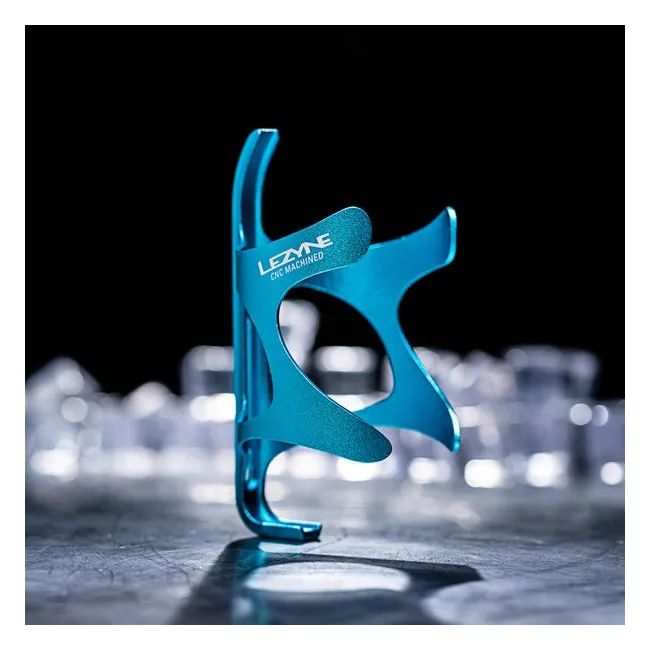 Lezyne - suport bidon - CNC Cage AL - albastru