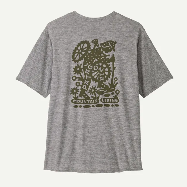 Patagonia - tricou - M Capilene Cool Daily Graphic Lands - Gri