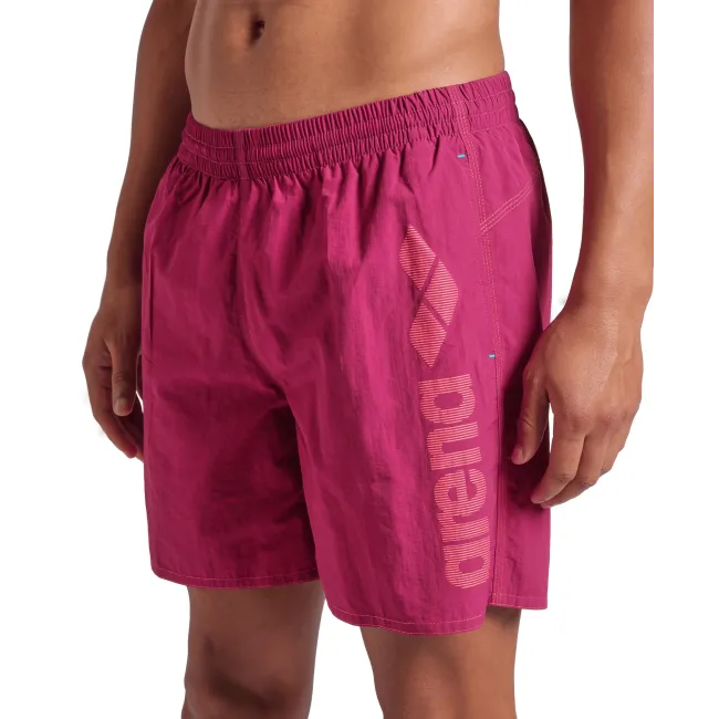 Arena - sort inot barbati - Logotype Beach Boxer - Dark I Purple I Calypso I Coral