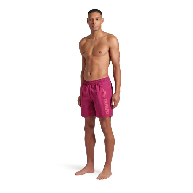 Arena - sort inot barbati - Logotype Beach Boxer - Dark I Purple I Calypso I Coral
