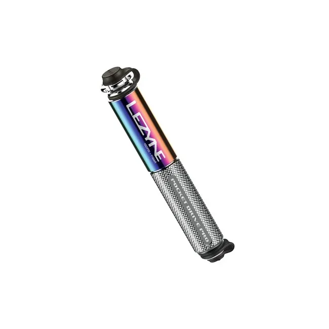 Lezyne - mini pompa - Hand Pump Pocket Drive Pro - 160 psi | 11 bar - neo metallic | silver - 98g