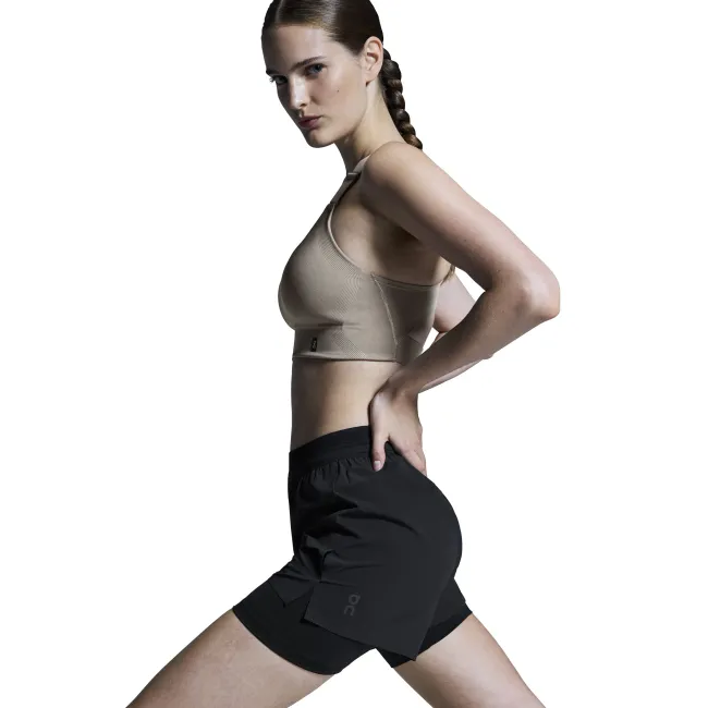 On - pantaloni scurti - 3" Performance 2/1 Shorts W - Black