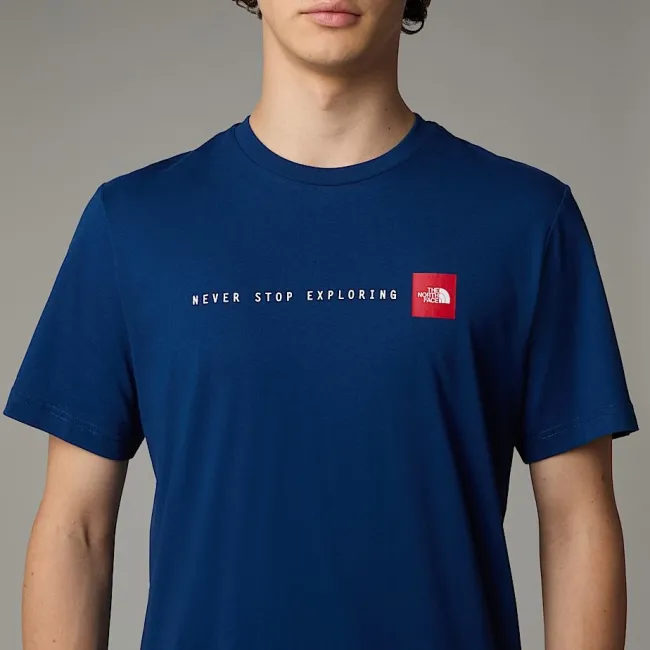 The North Face - tricou - M Never Stop Exploring - Albastru