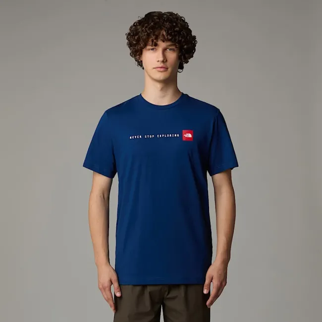 The North Face - tricou - M Never Stop Exploring - Albastru