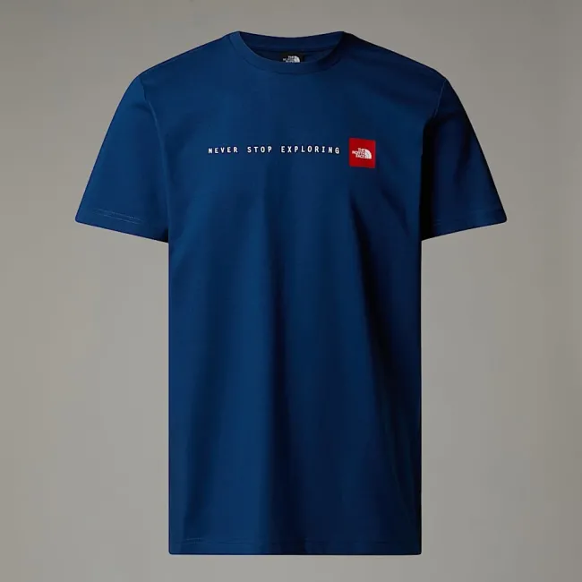 The North Face - tricou - M Never Stop Exploring - Albastru