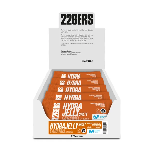 226ers - gel energie - consistenta de jeleu - Hydrajelly - Caramel - 40g