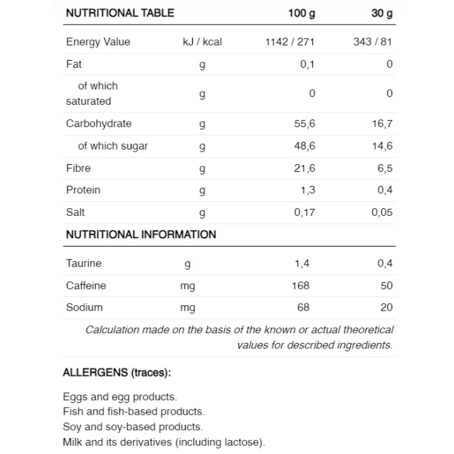 226ers - jeleu energie - Vegan Gummy Bar - cola/cirese - 30gr