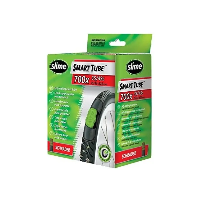 Slime - camera bicicleta 28" cu solutie antipana - 28x1.35-> 28x1.65 - 35-622->43-622 - valva schrader 48mm