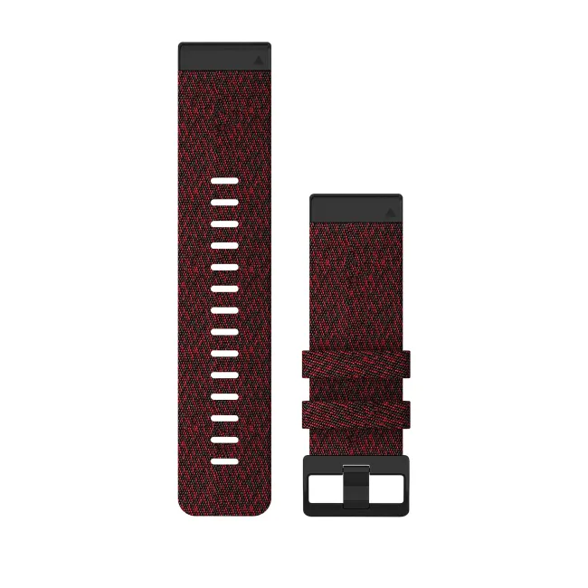 Garmin curea nailon QuickFit 26 negru-rosu