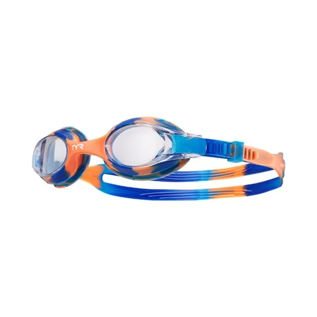 TYR - ochelari inot copii - Swimple Google Tie Dye - albastru | portocaliu
