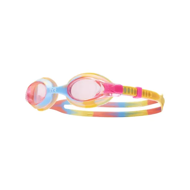 TYR - ochelari inot copii - Swimple Google Tie Dye - roz | portocaliu