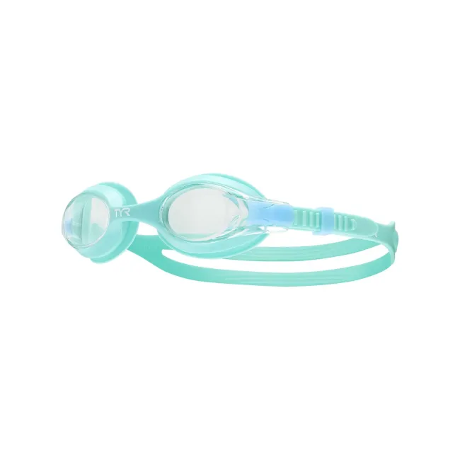 TYR - ochelari inot copii - SWIMPLE Goggles - transparent | turcoaz