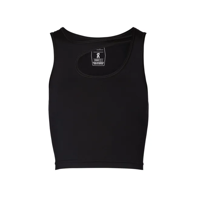 On - bustiera - Studio Cut-Out Crop W - Black