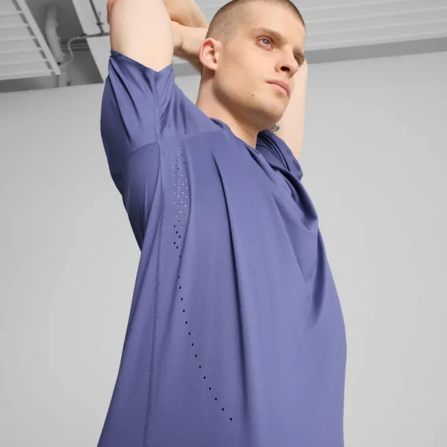 Puma - tricou tehnic - Run Cloudspun Tee - Blue Crystal