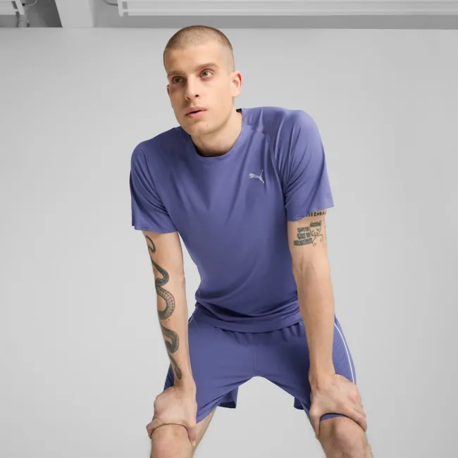 Puma - tricou tehnic - Run Cloudspun Tee - Blue Crystal