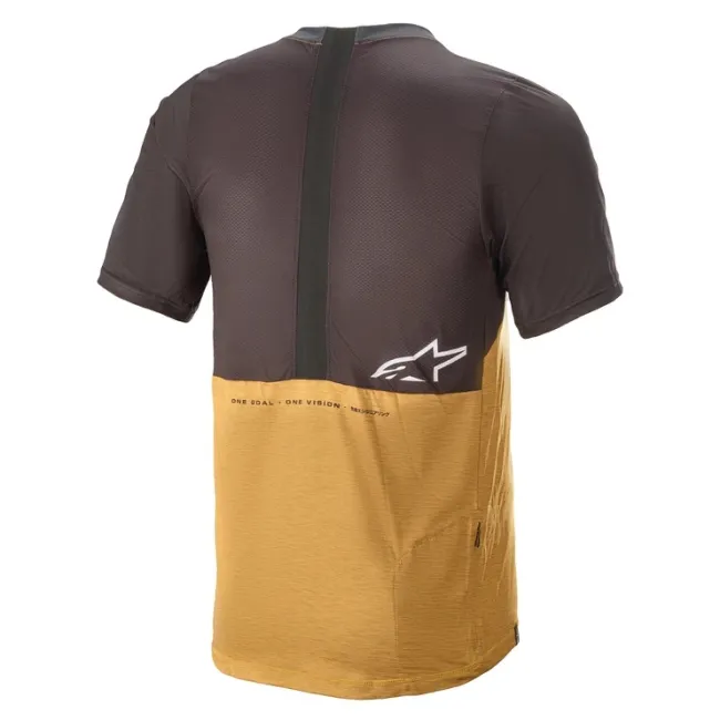 Alpinestars - tricou ciclism maneca scurta Alps 6.0 V2 jersey - portocaliu tangerine negru