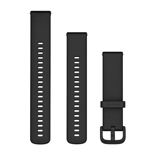 Garmin - curea silicon - Quick Release 20 - Negru mat