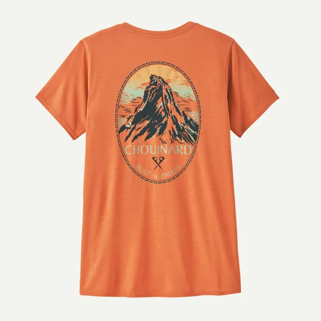 Patagonia - tricou - W Capilene Cool Daily Graphic Lands - Portocaliu