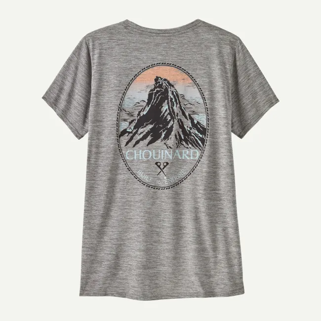 Patagonia - tricou - W Capilene Cool Daily Graphic Lands - Gri